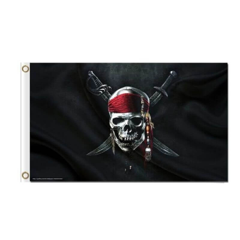 Drapeau Pirate - Des Caraïbes