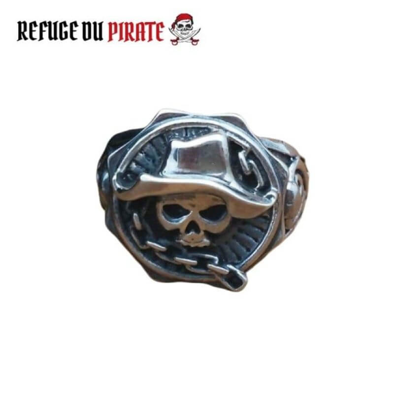 Bague Pirate - Le Chapeau Fou (Argent)