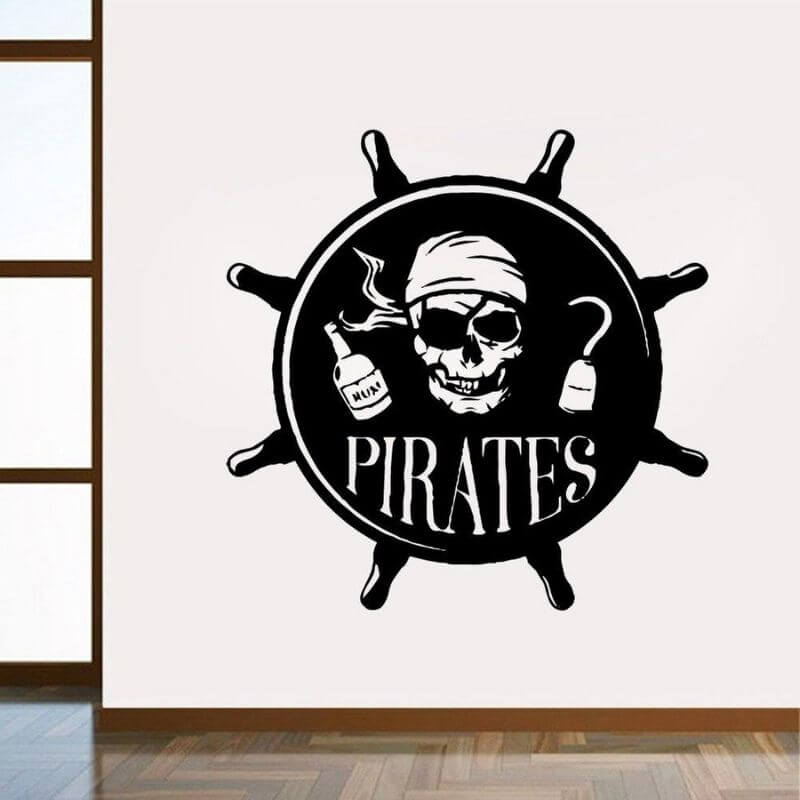 Stickers Pirate - Chambre