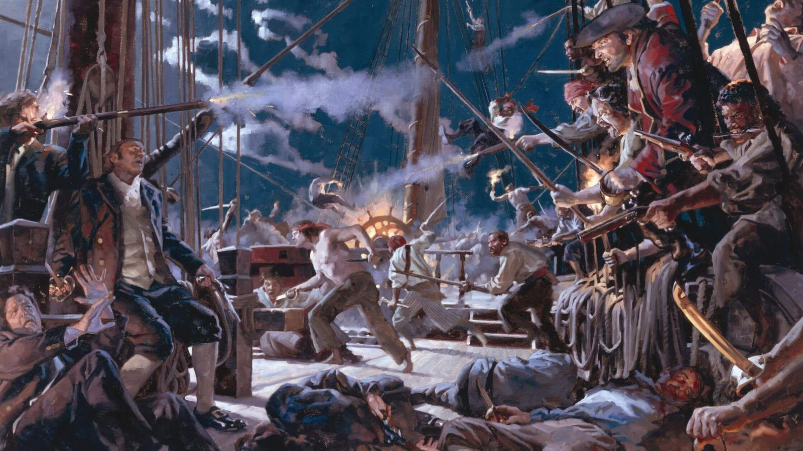 équipage d'un bateau pirate