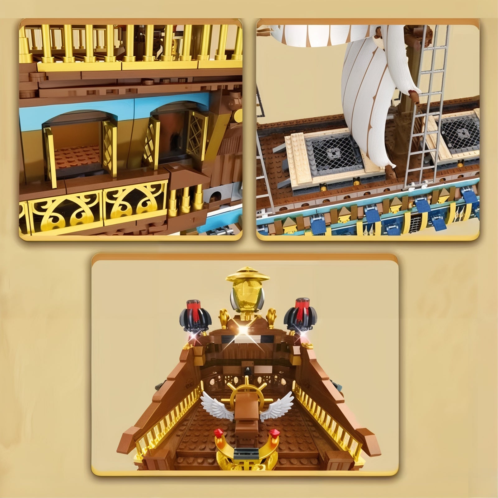 Bateau pirates caraïbes voile blanche