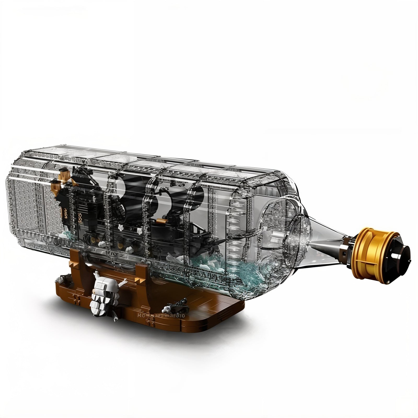 Bateau pirates des caraïbes - Bouteille à la mer