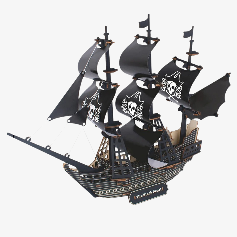 Bateau Pirate - Black Total