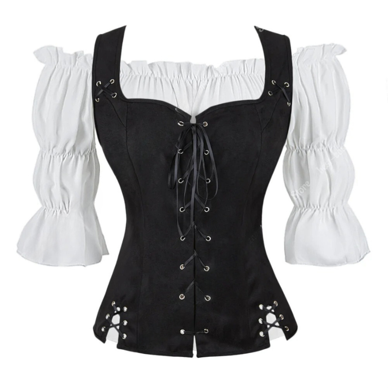 Chemise haut de costume pirate Femme