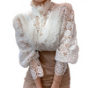 Chemisier Victorien Dentelle Col Montant