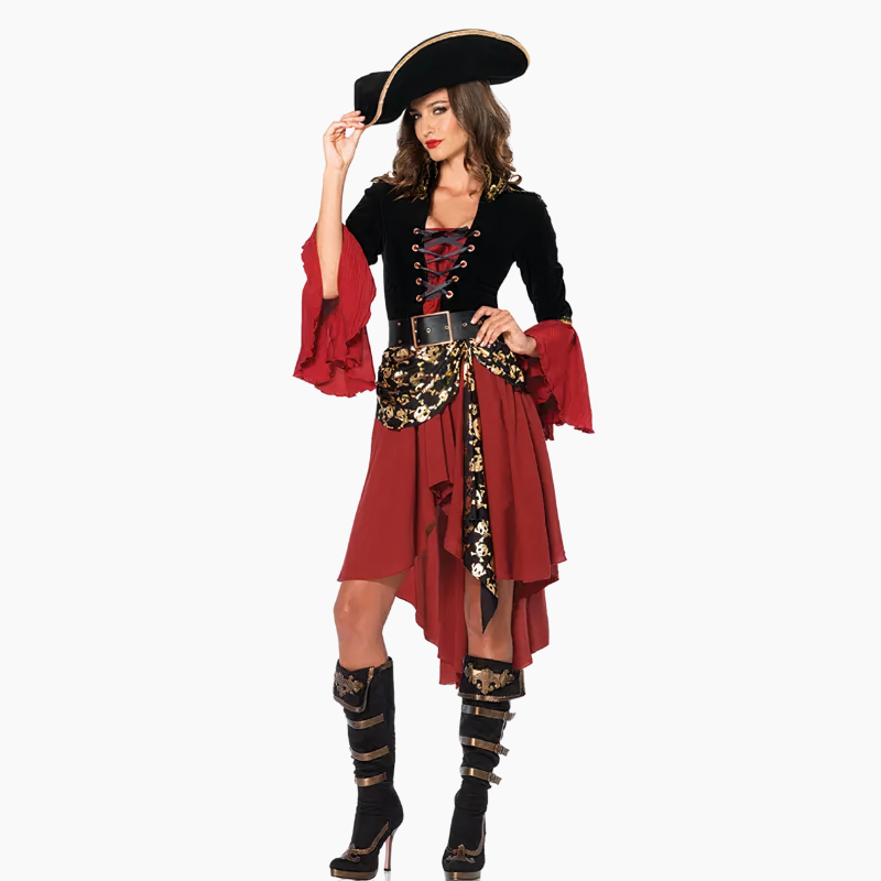 Déguisement Pirate Femme - Or