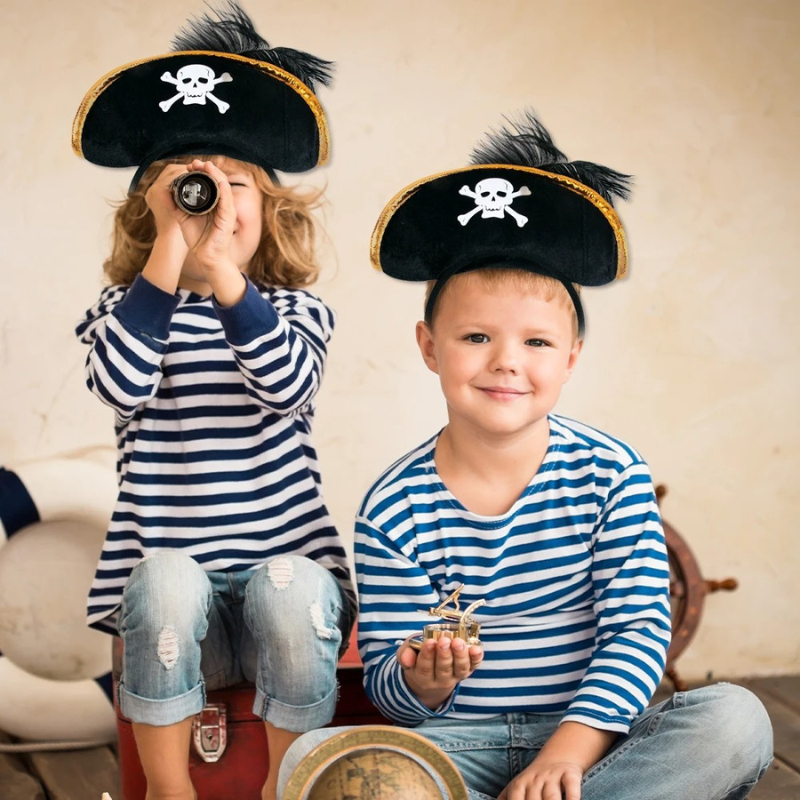 Ensemble pirate chapeau et cache oeil