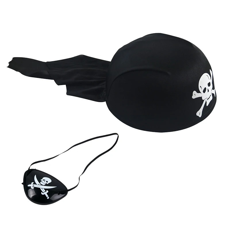 Ensemble pirate chapeau et cache oeil
