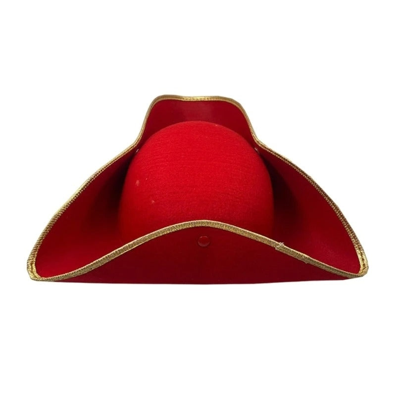 Chapeau de pirate rouge