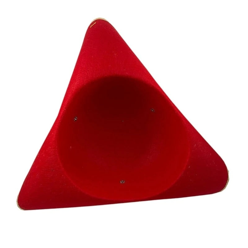 Chapeau de pirate rouge