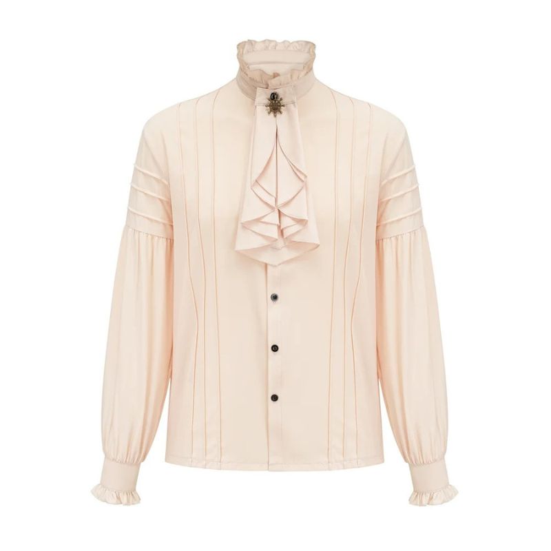 Chemise pirate homme avec col