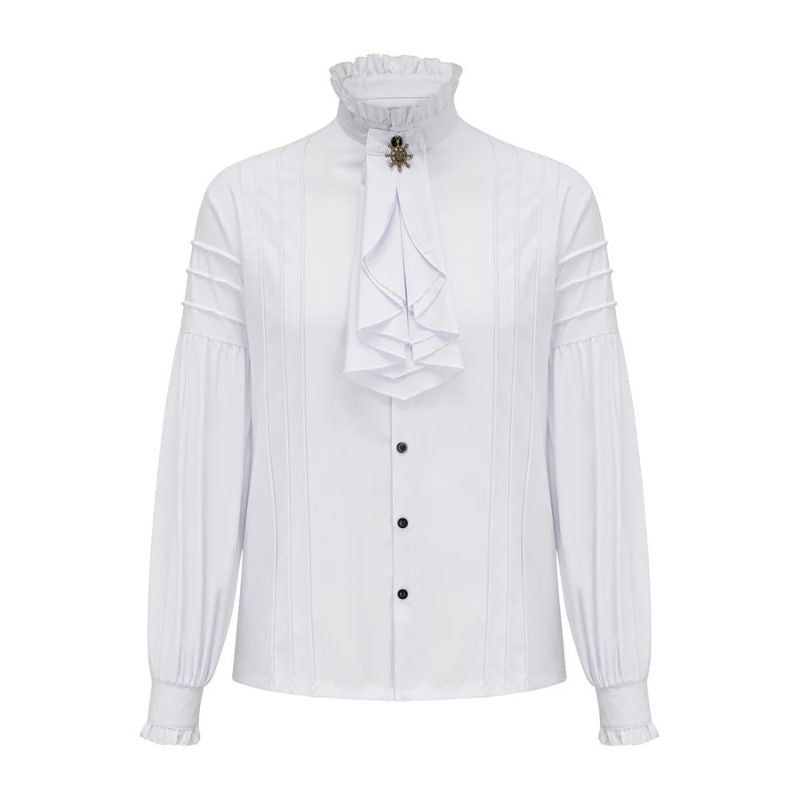 Chemise pirate homme avec col