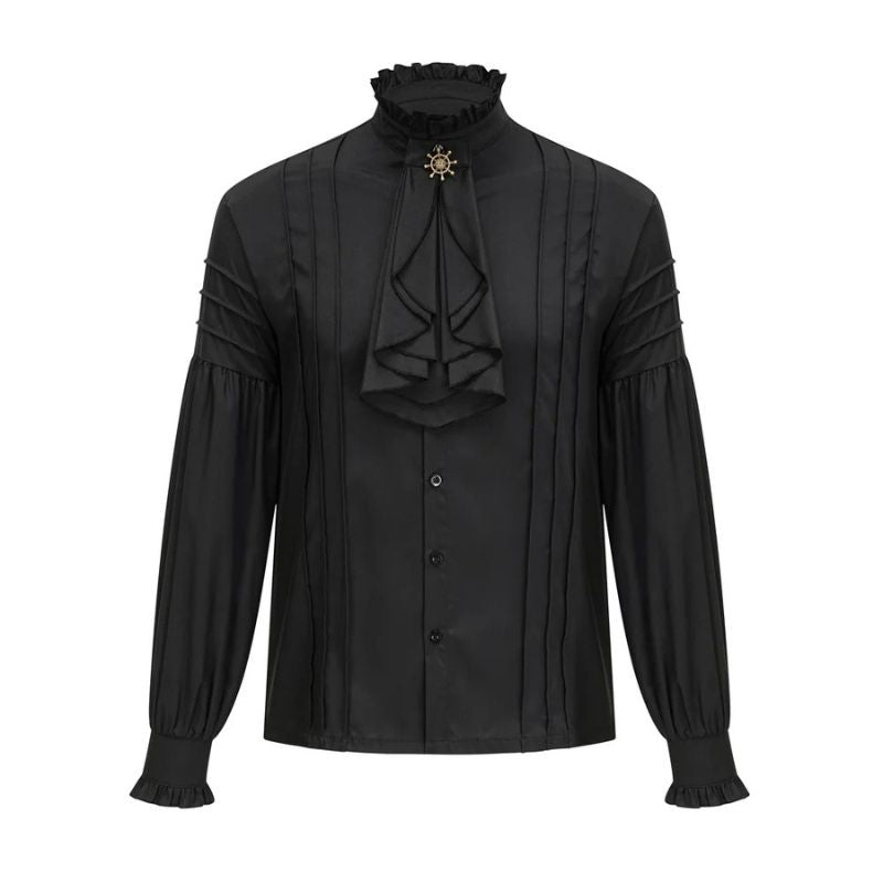 Chemise pirate homme avec col