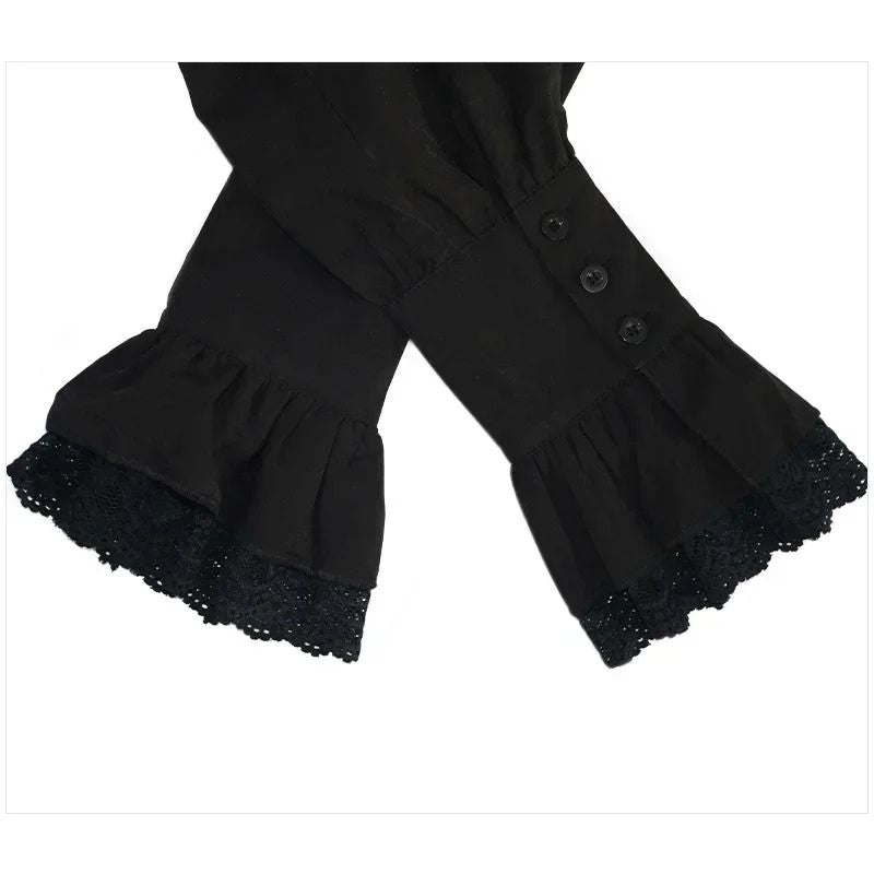 Chemise pirate homme noir