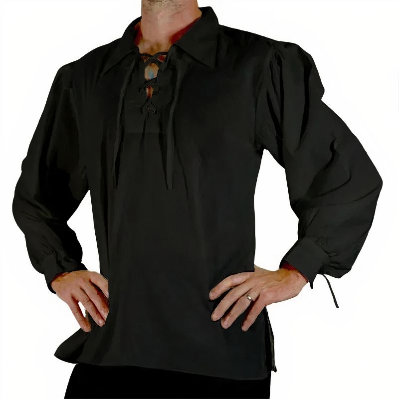 chemise-pirate-simple-noir-1