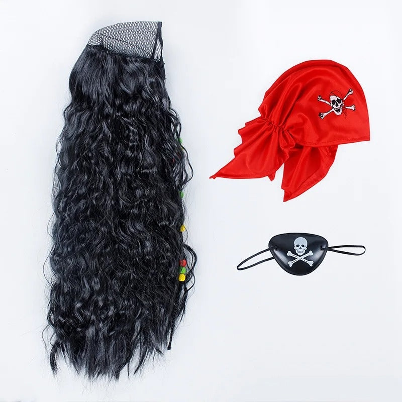 Perruque pirate femme