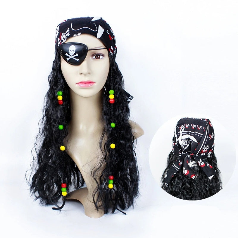 Perruque pirate femme