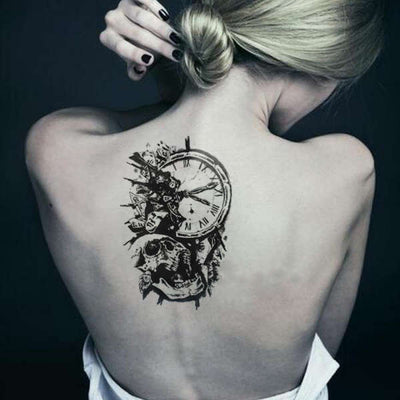 Tatouage Ephemere Horloge | Refuge Du Pirate