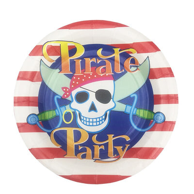 Déco Vaisselle Jetable Pirate Anniversaire du Capitaine