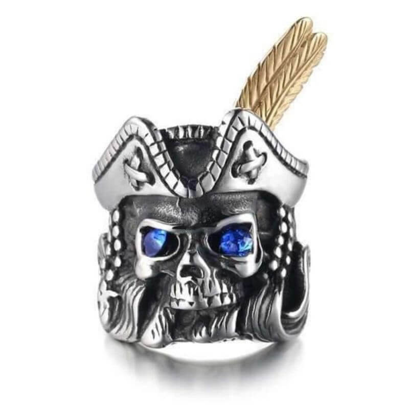 Bague Pirate - Capitaine Diamant (Acier)