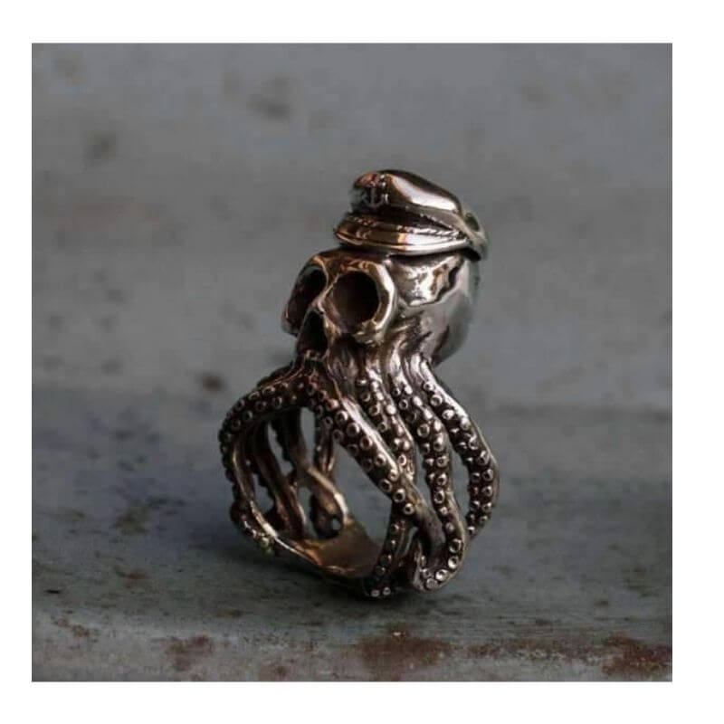 Bague Pirate - Pieuvre