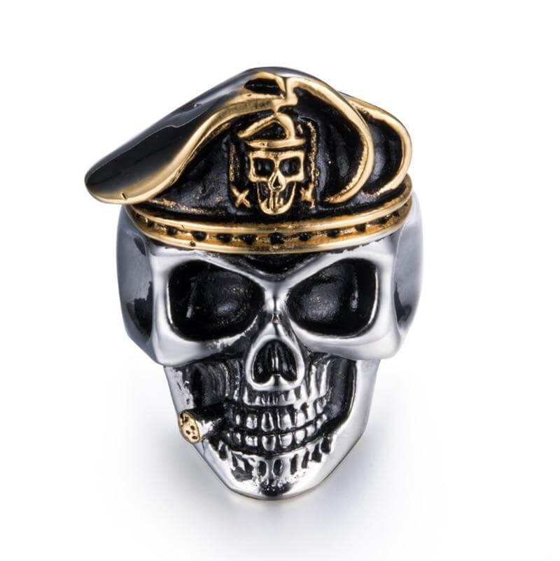 Bague tête de mort pirate | Bijoux originaux Bague tête de mort pirate | Bijoux originaux