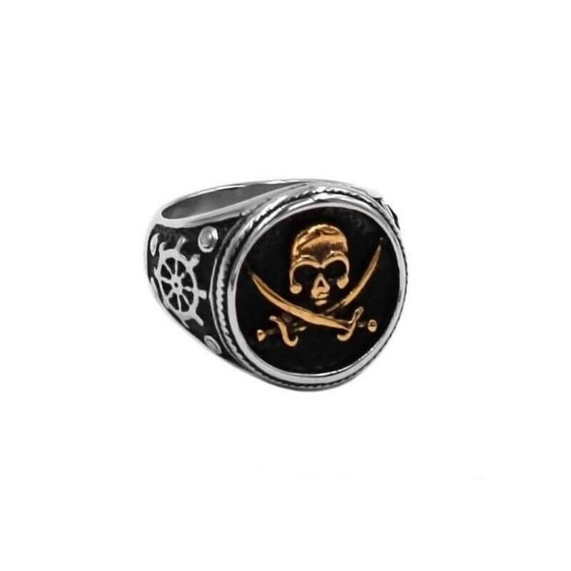 Bague Pirate Jolly Roger (Acier)