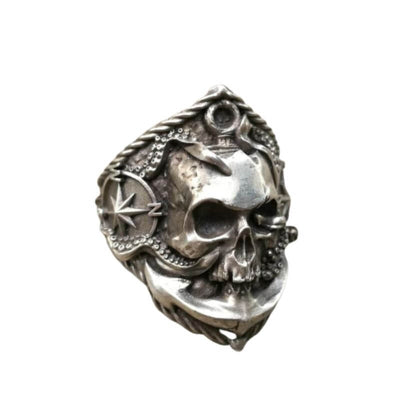 Bague Pirate - Ancre (Acier)