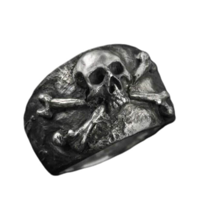 Bague Pirate - Tête De Mort Jolly (Acier)