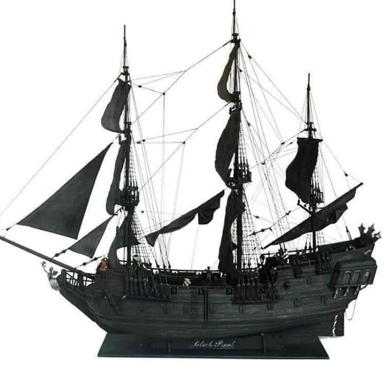 Jubepk Bateau Pirate Des Caraïbes – Jouet & Décoration En Matériaux Éco-Responsables, Prise En Main Facile