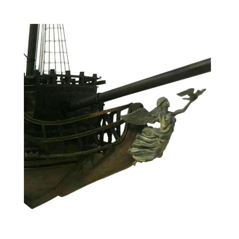 Modèle de bateau pirate en papier mousse 24 pièces, puzzle 3D, Black Pearl pour enfants Modèle de bateau pirate en papier mousse 24 pièces, puzzle 3D, Black Pearl pour enfants