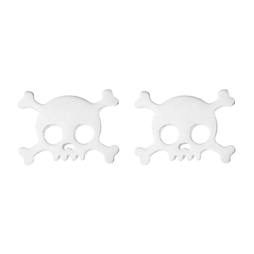 boucle oreille pirate argent