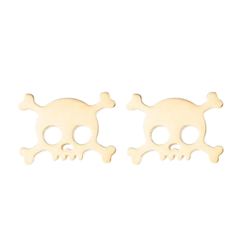 boucle oreille pirate or