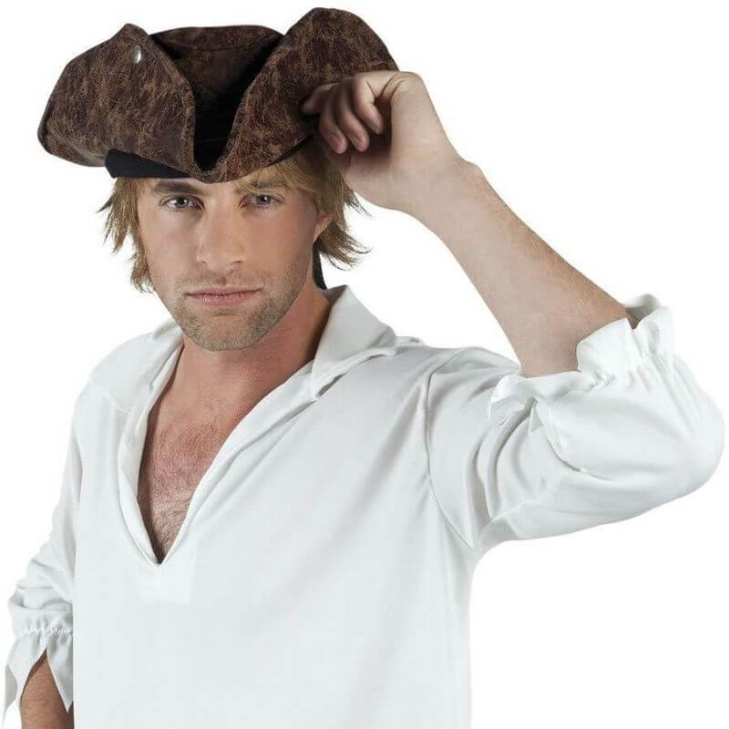 T-shirt Homme Pirate Avec Tête De Mort Et Coutelas - Cadeau Pour Fan De Mer, Bateaux, Océan - Coupe Classique 241g