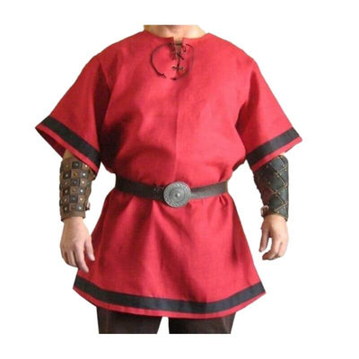 chemise-pirate-guerrier-rouge