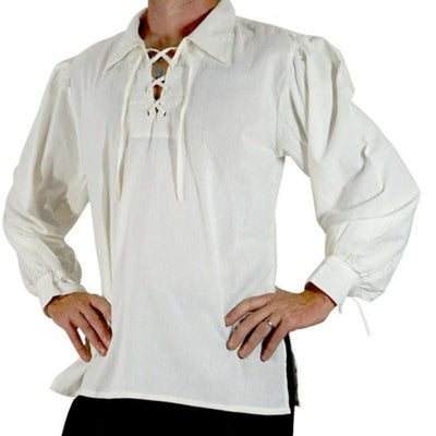 chemise-pirate-simple-blanche
