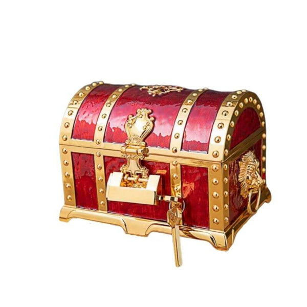 Coffre Au Trésor Brynnberg Pirate - Coffre En Bois Marron - Vintage