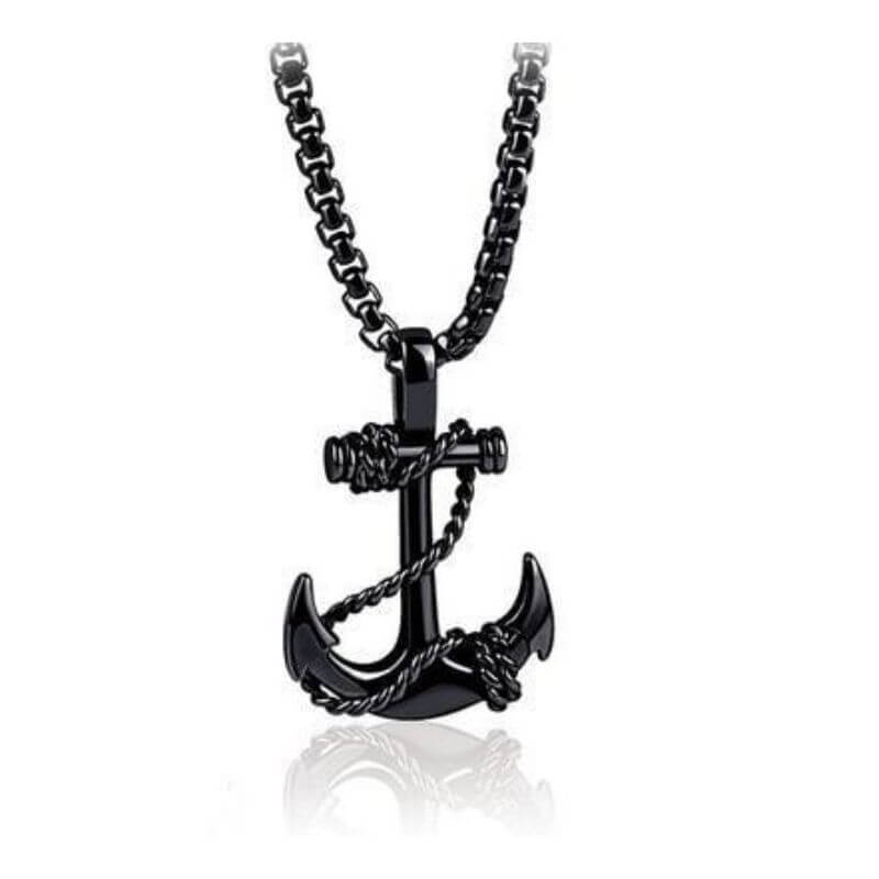 Collier Pirate - Ancre Noire