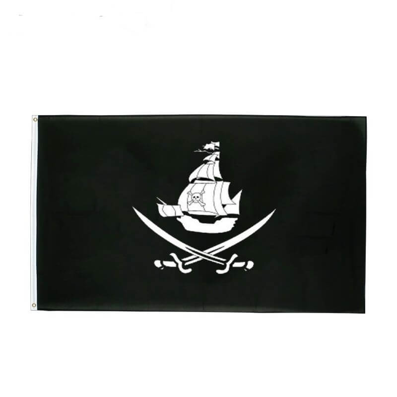 drapeau pirate bateau de guerre