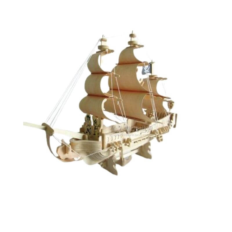 Bateau Pirate - Fabrication En Bois