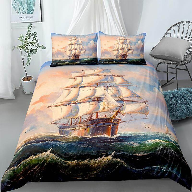 Housse De Couette Pirate - Bateau Pirate