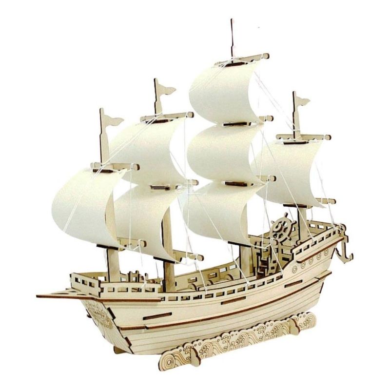 Maquette Bateau Pirate Bois A Monter