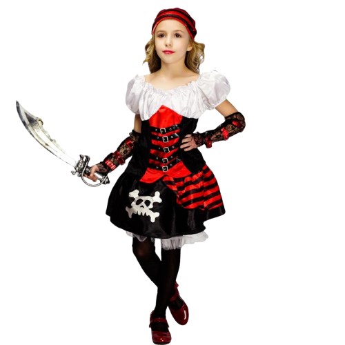 deguisement pirate fille noire