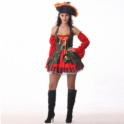 Déguisement Pirate Femme - Rouge Caraïbes