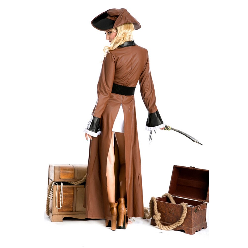 Déguisement Pirate Femme - Marron