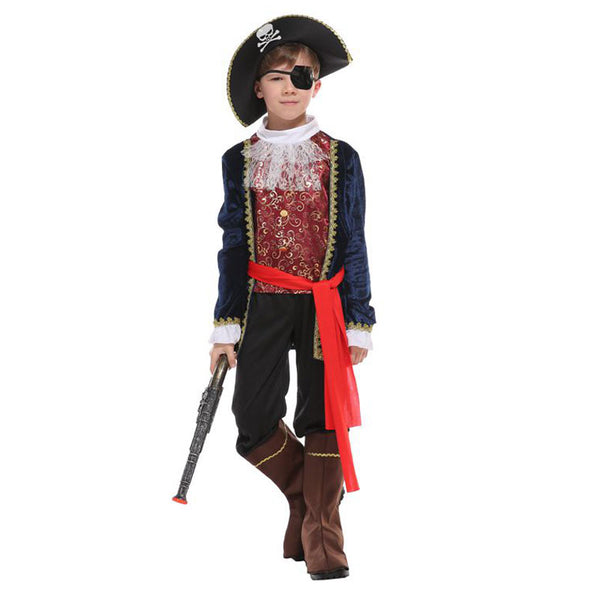 Costume De Pirate Pour Bébé Garçon 7-12 Mois - Chapeau, Chemise Rouge, Pantalon Noir, Ceinture - Idéal Carnaval, Photos - 6
