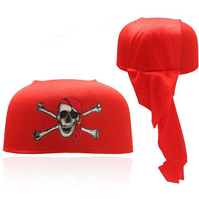 bandana pirate rouge