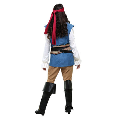 Déguisement Pirate Femme - Bleu Des Caraïbes ( Taille L )