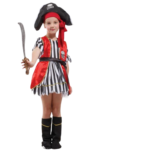 Déguisement Pirate Fille - Capitaine Noire