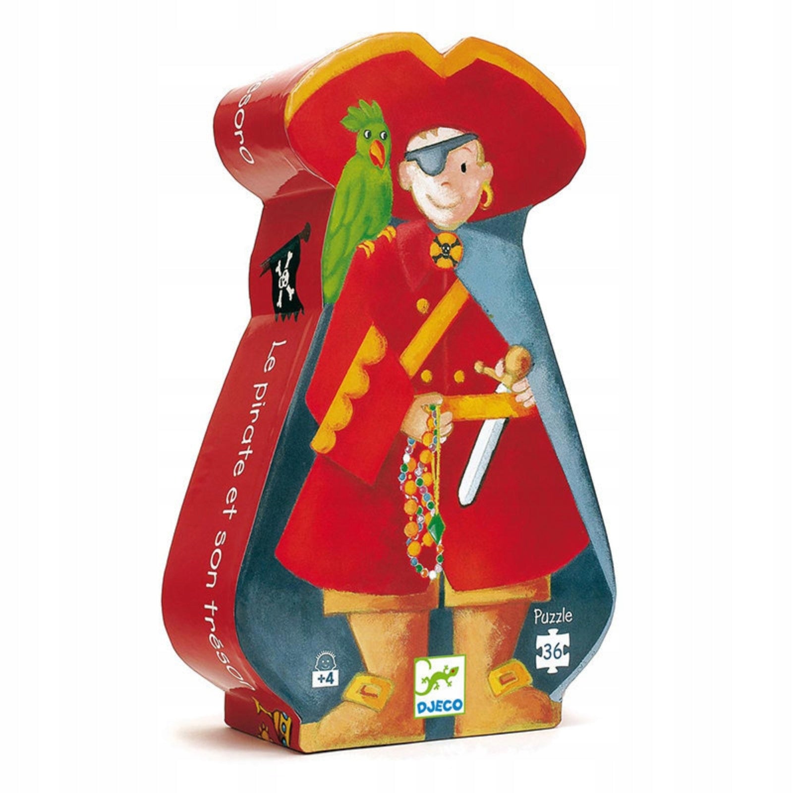 puzzle le pirate et son trésor djeco boite